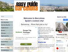 Tablet Screenshot of barcelona-easy-guide.com
